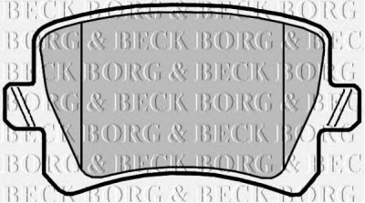 BORG & BECK bbp2044 -  Комплект тормозных колодок, дисковый тормоз